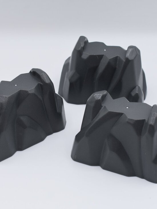Brio Other - Brio world wooden Railway Train Replacement Mountain Rock Risers with GRIPS x 3